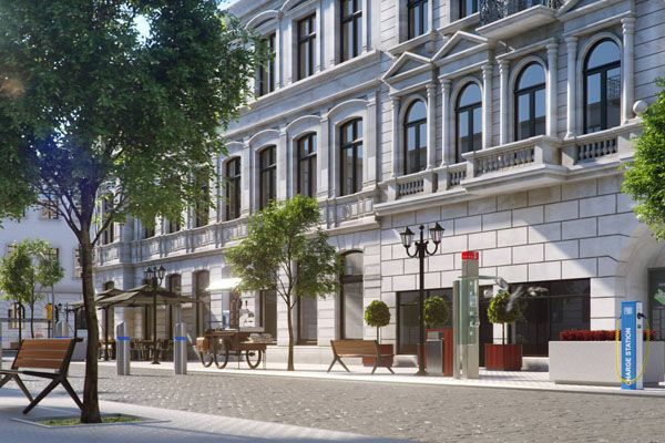 85套街道景观C4D/3D模型