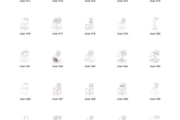 家具椅子 床 桌子 沙发 扶手椅C4D模型