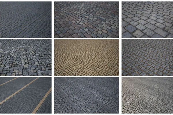 街头道路场景工具包3D/C4D模型