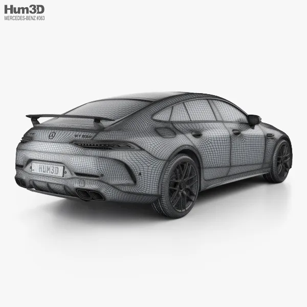 梅赛德斯奔驰AMG 2019款 GT63S汽车3D/C4D模型