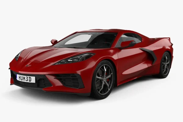 雪佛兰Chevrolet Corvette Stingray 带内饰 和发动机 2020 3D/C4D模型