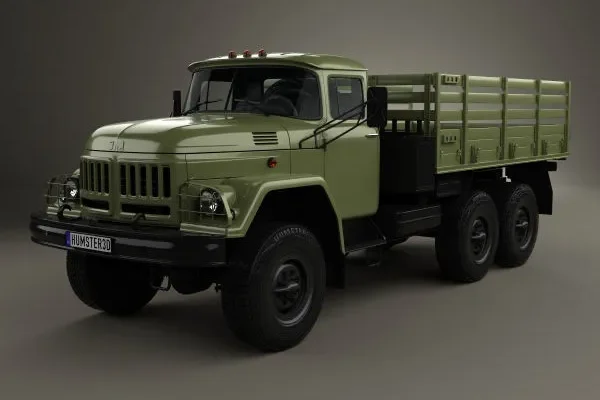 ZIL 131 Flatbed 卡车 1966 3D/C4D模型