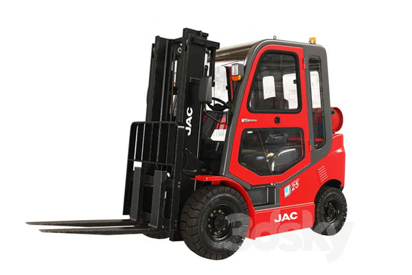Fork lift truck JAC CPCD 25叉车3D模型