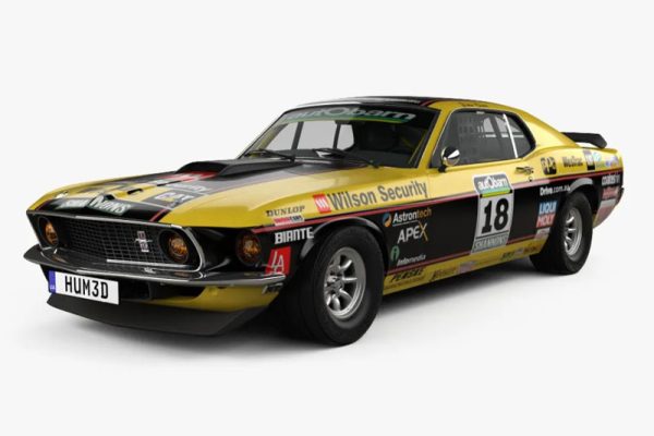 Ford Mustang John Bowe 1969福特野马跑车3D模型