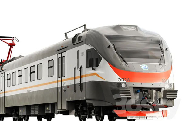 Electric train EP2D电动火车3D模型