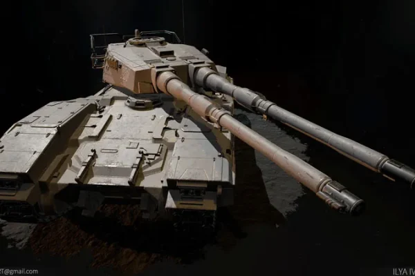 EFGF M61A5坦克Semovente幻影3D模型