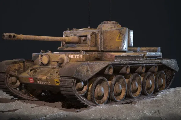 Comet Tank坦克3D模型