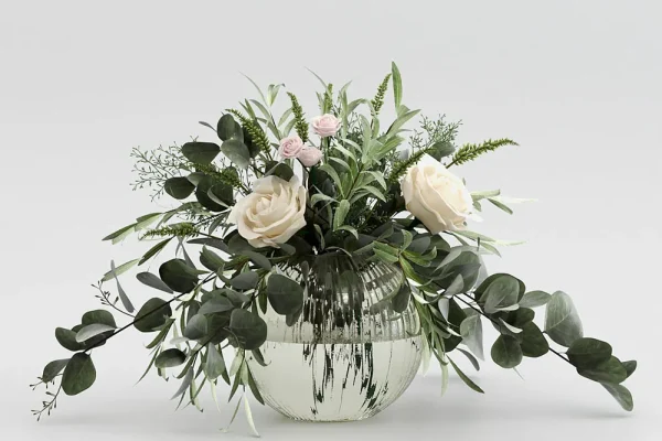 室内装饰花卉花束盆景3D模型