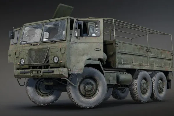 Saab-Scania SBA 111S (TGB 40)军用卡车3D模型