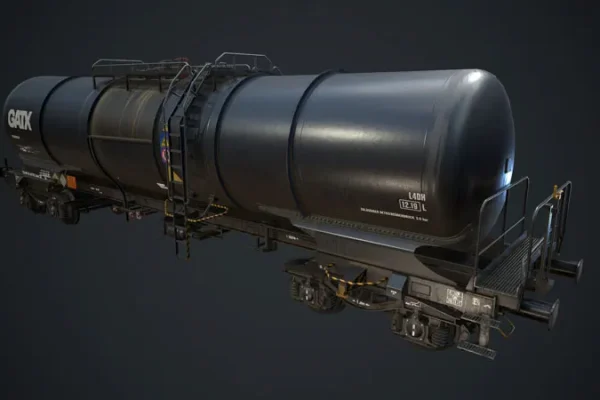 GATX ZACNS 油罐车3D模型