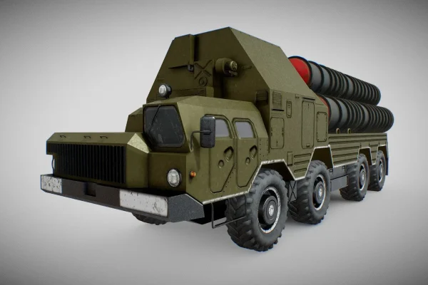 防空导弹系统C-300Favorite 3D模型